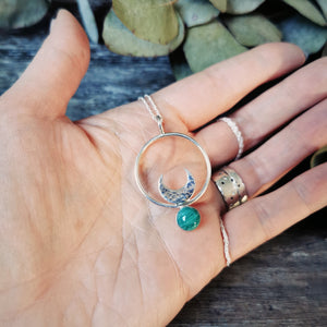 Lunae Amazonite Pendant - Maven Flux 